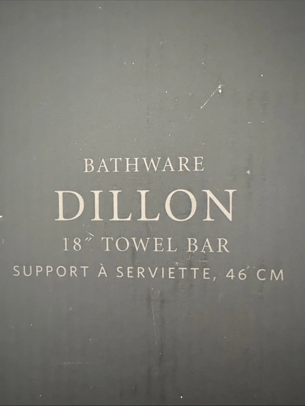 Dillon Polished Chrome 18” Towel Bar - Rare Restoration Hardware - New In Box!